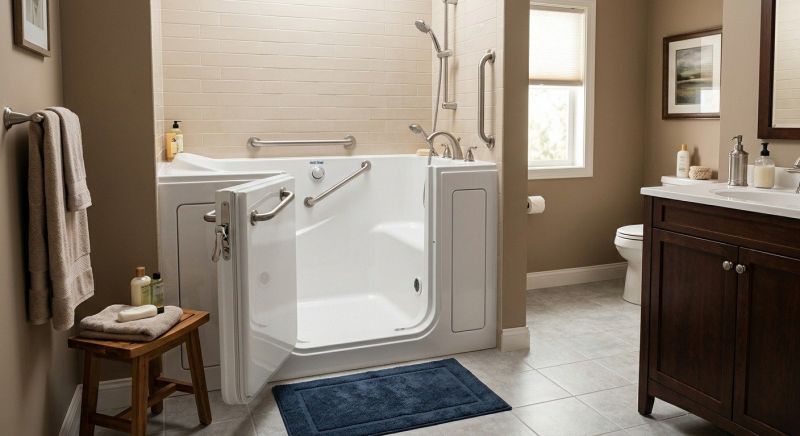 Walk In Tub Installation detail
